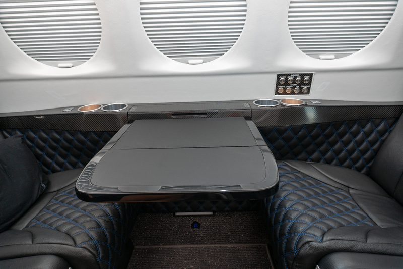 3.1.23  AvFab receives FAA STC Approval for King Air B300 (350) Series Side ledge Table System