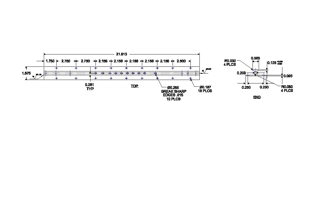 King Air Seat Track » Aviation Fabricators